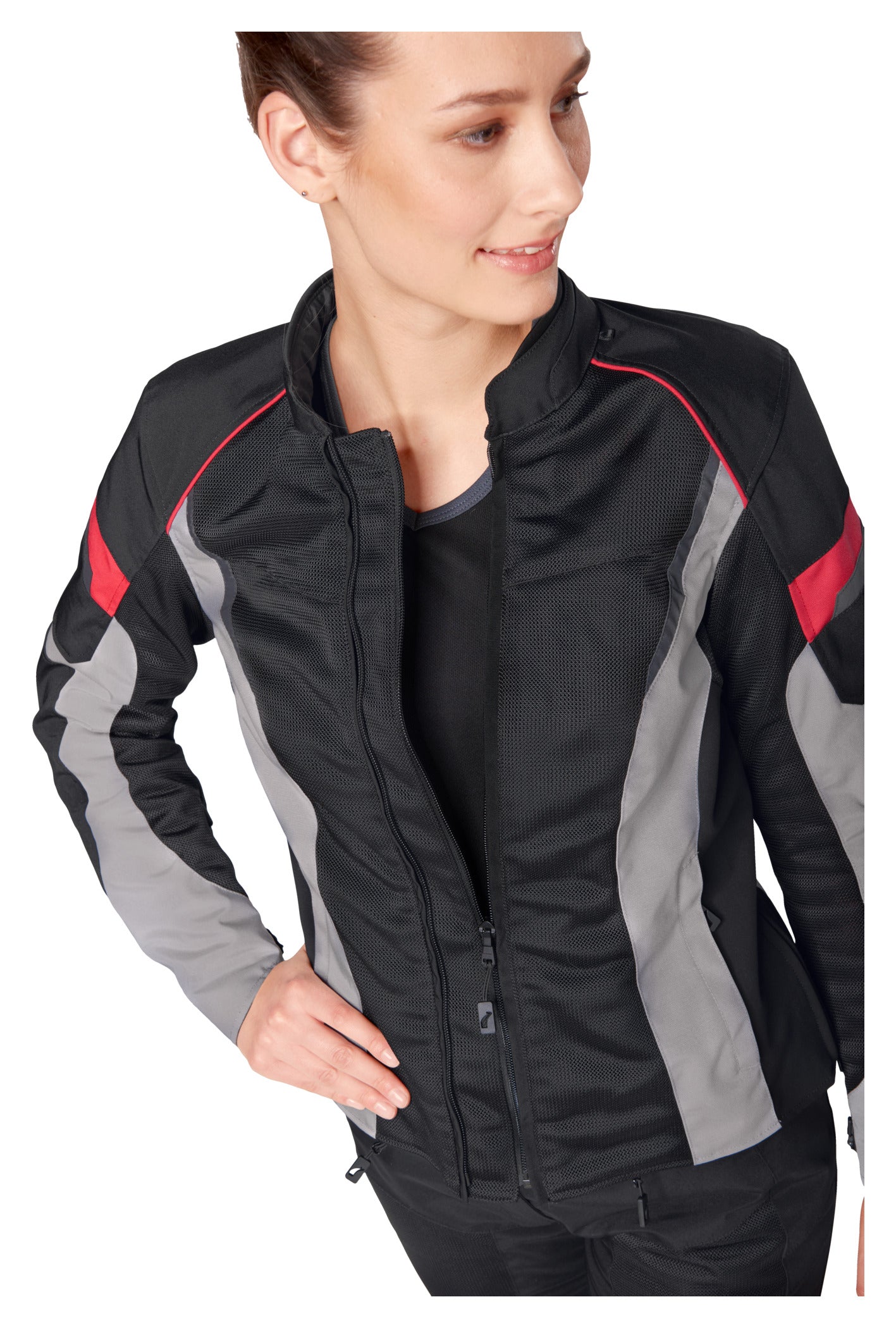 Geacă Moto Textil Damă Rekurv C-21.02 - Respirabilă, Protecții Nivel 2