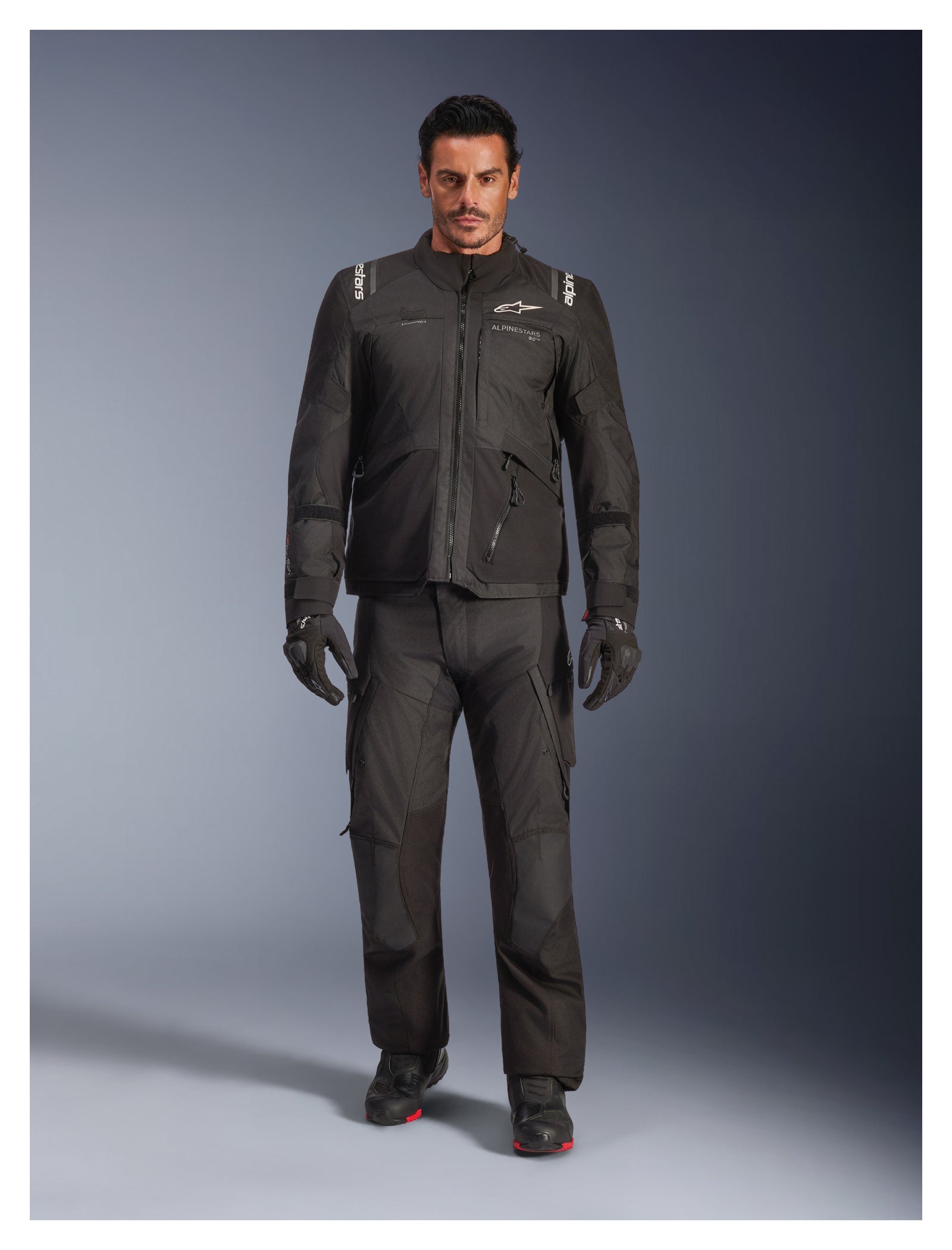 Geacă Moto Textilă Alpinestars Andes V4 Drystar - Impermeabilă, Protecții