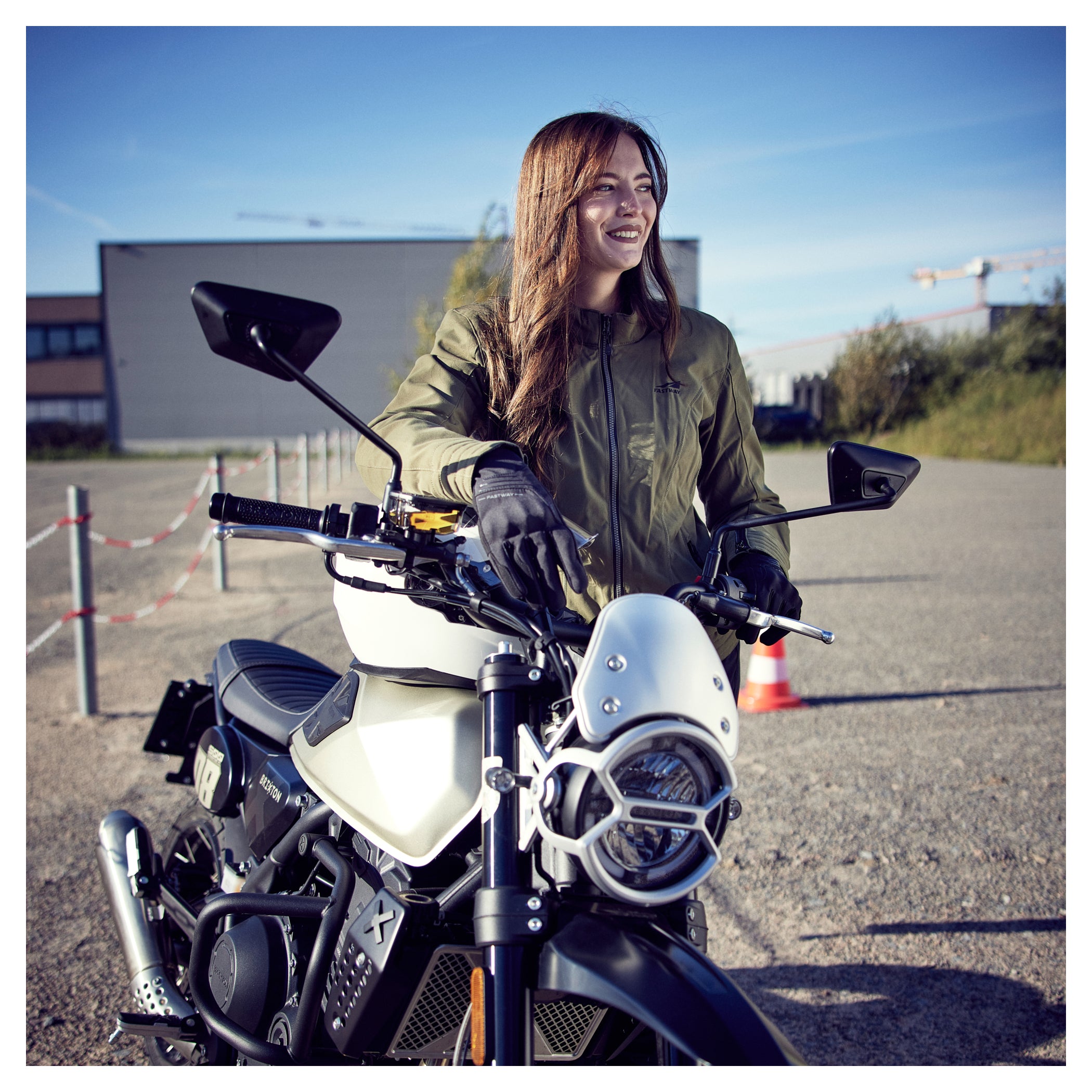 Geacă Moto Textilă Fastway City Women 201 - Urbană, Impermeabilă