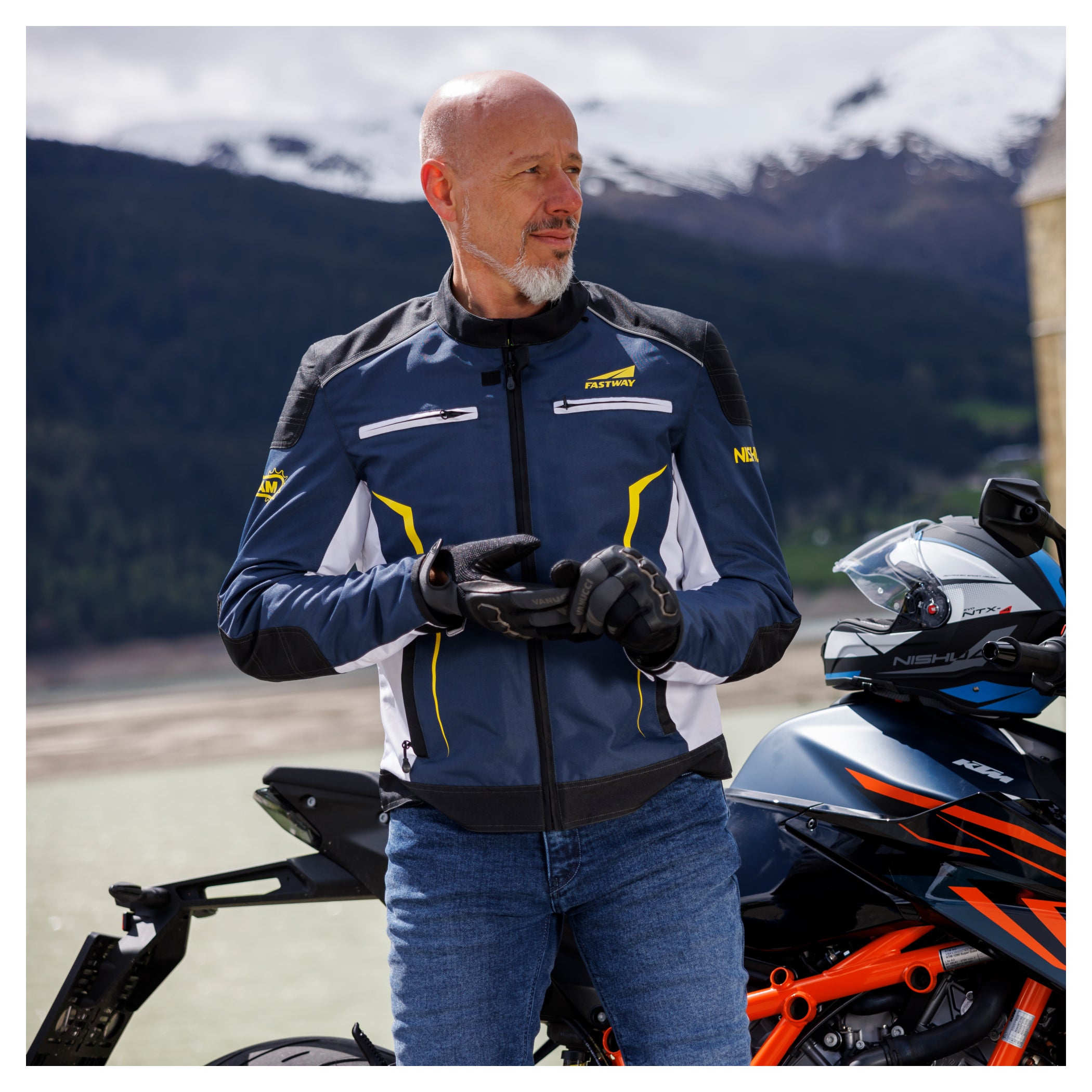 Geacă Moto Textilă T-2212 Fastway - Sportivă, Windproof