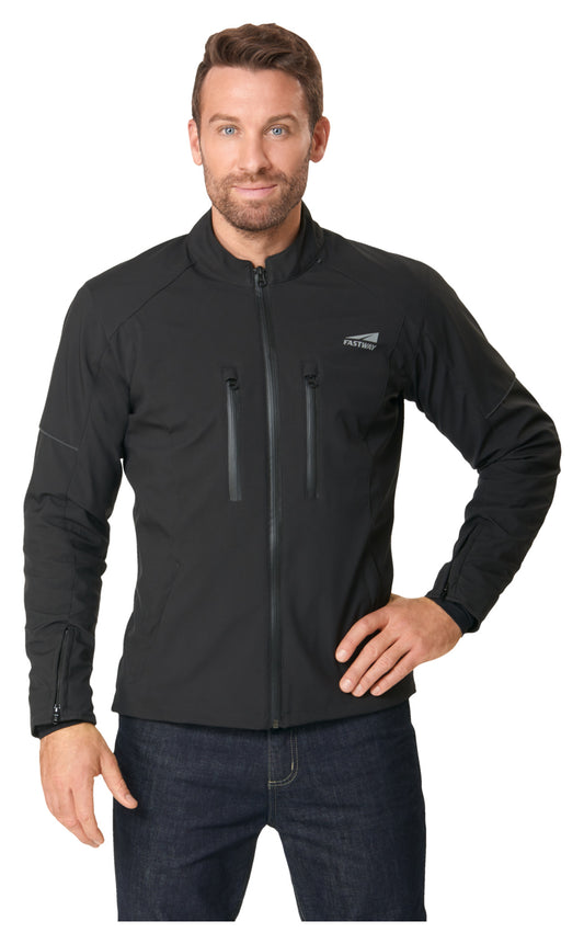 Geacă Moto Textilă Touring Men 202 Fastway - Impermeabilă, Protecții CE