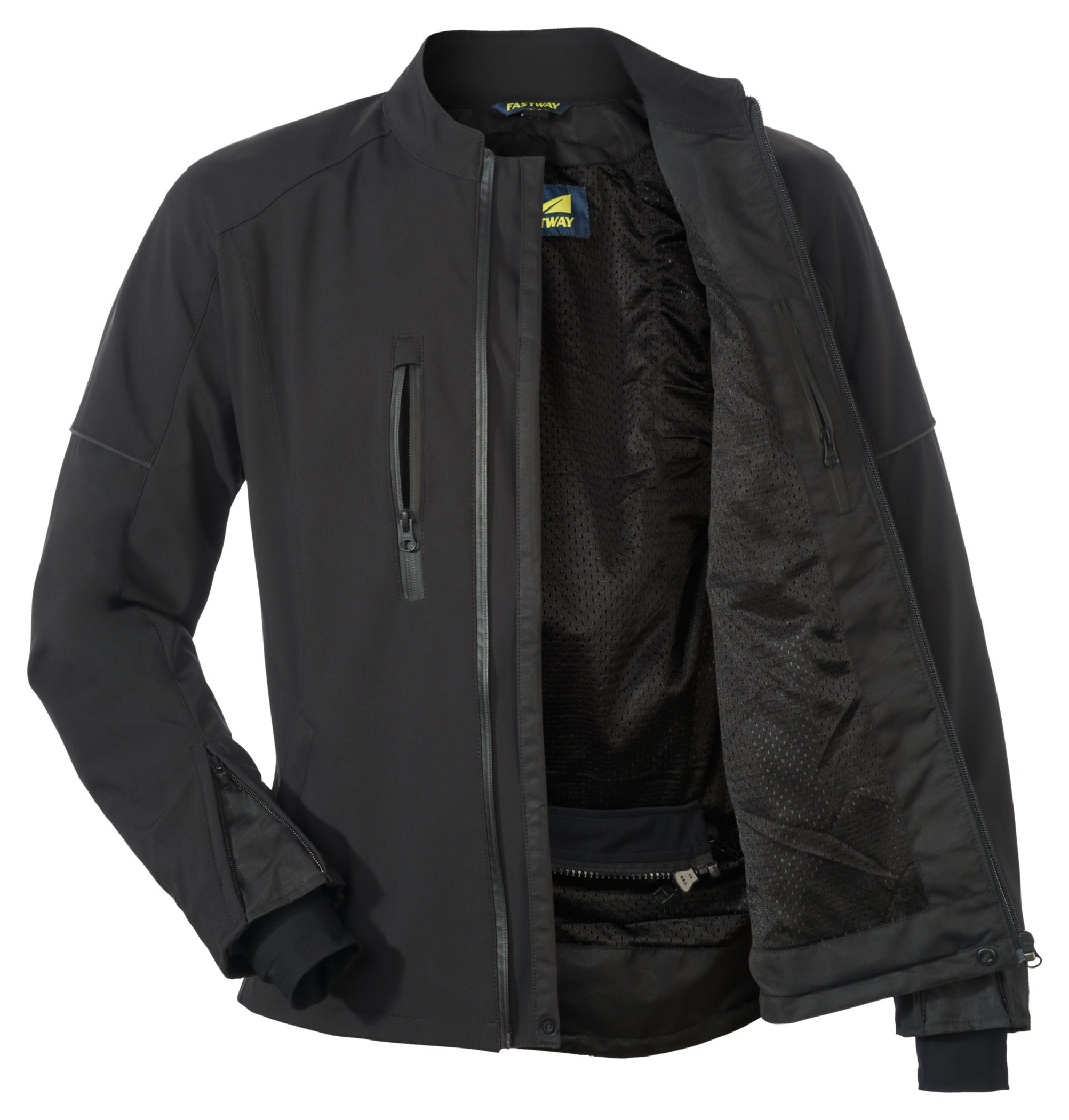 Geacă Moto Textilă Touring Men 202 Fastway - Impermeabilă, Protecții CE