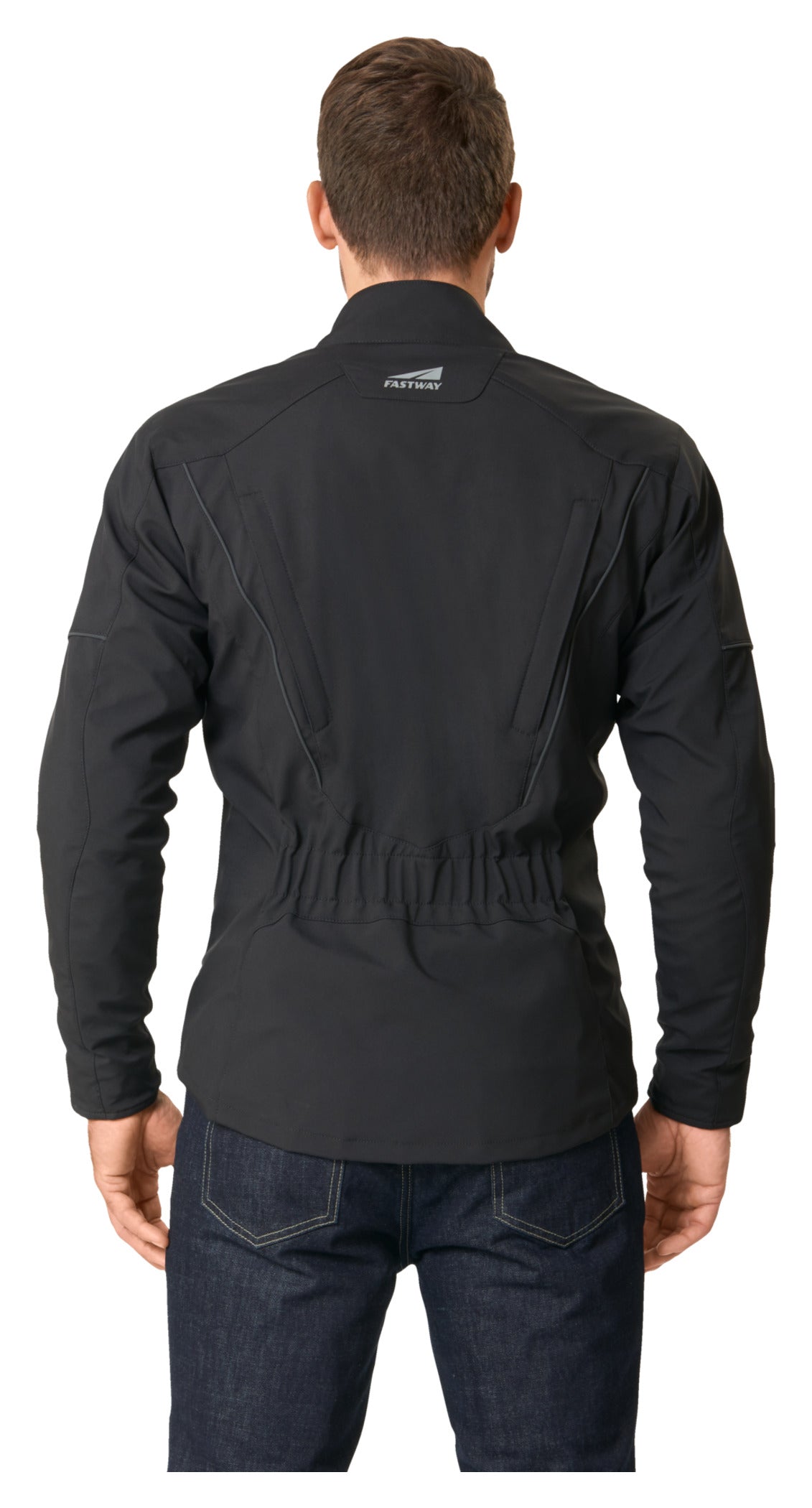 Geacă Moto Textilă Touring Men 202 Fastway - Impermeabilă, Protecții CE