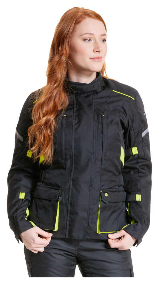 Geacă Moto Textilă Touring Women 211 Fastway - Impermeabilă, Respirabilă