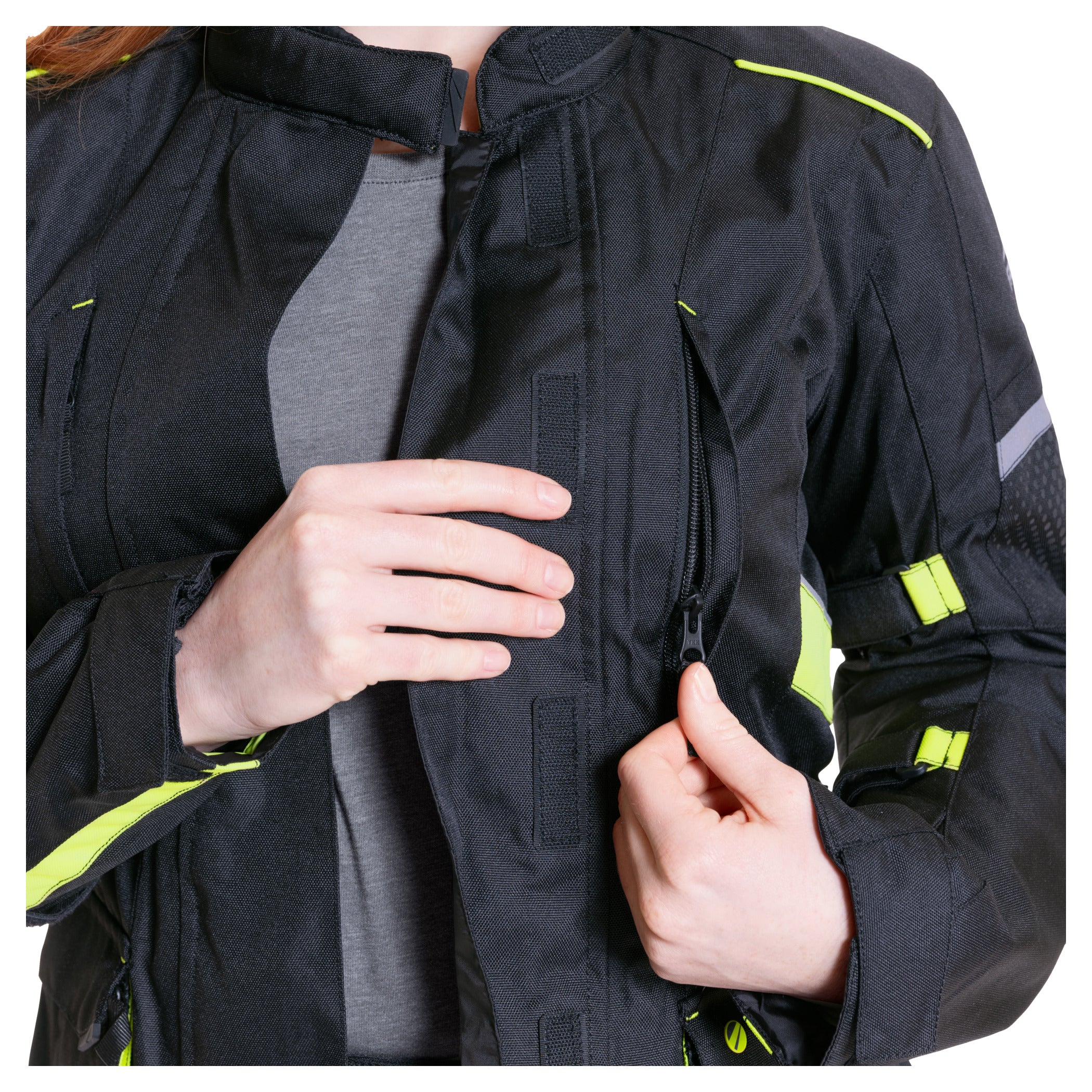 Geacă Moto Textilă Touring Women 211 Fastway - Impermeabilă, Respirabilă