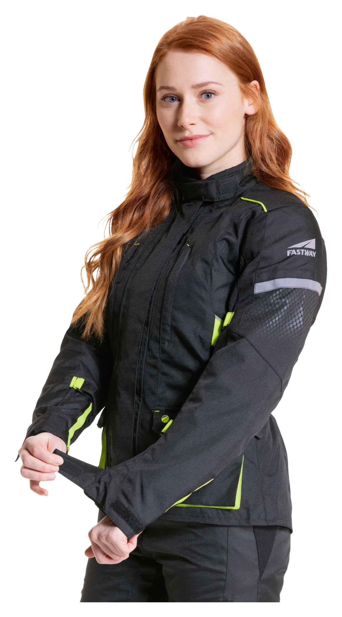 Geacă Moto Textilă Touring Women 211 Fastway - Impermeabilă, Respirabilă