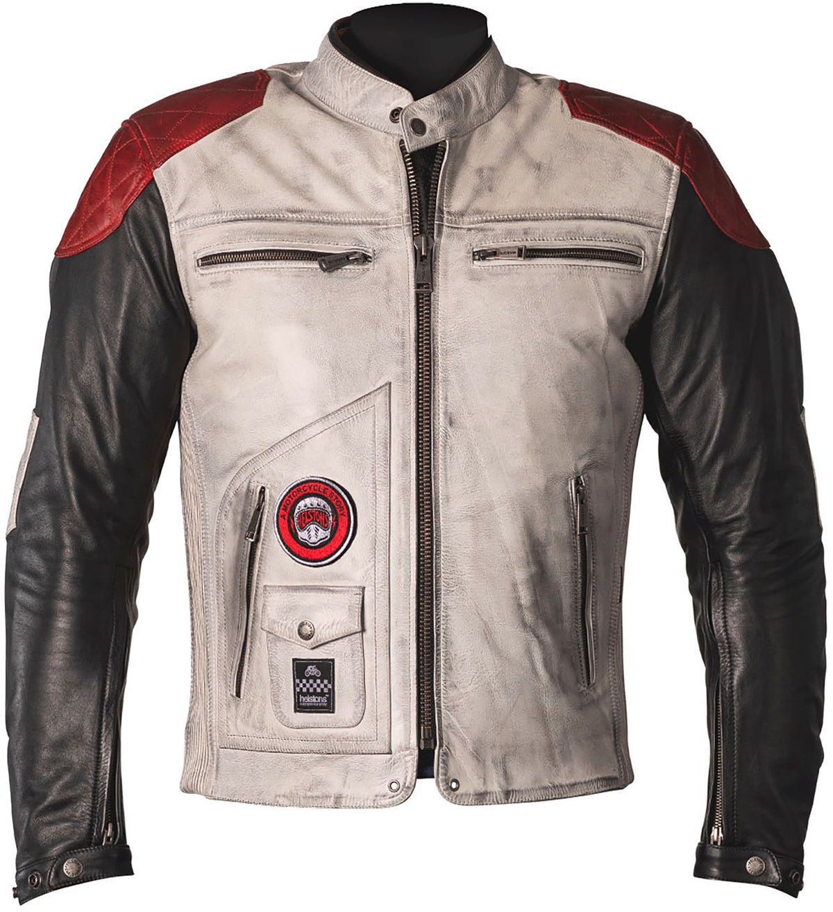 Geacă Moto Tracker Natural - Impermeabilă, Protecții Incluse