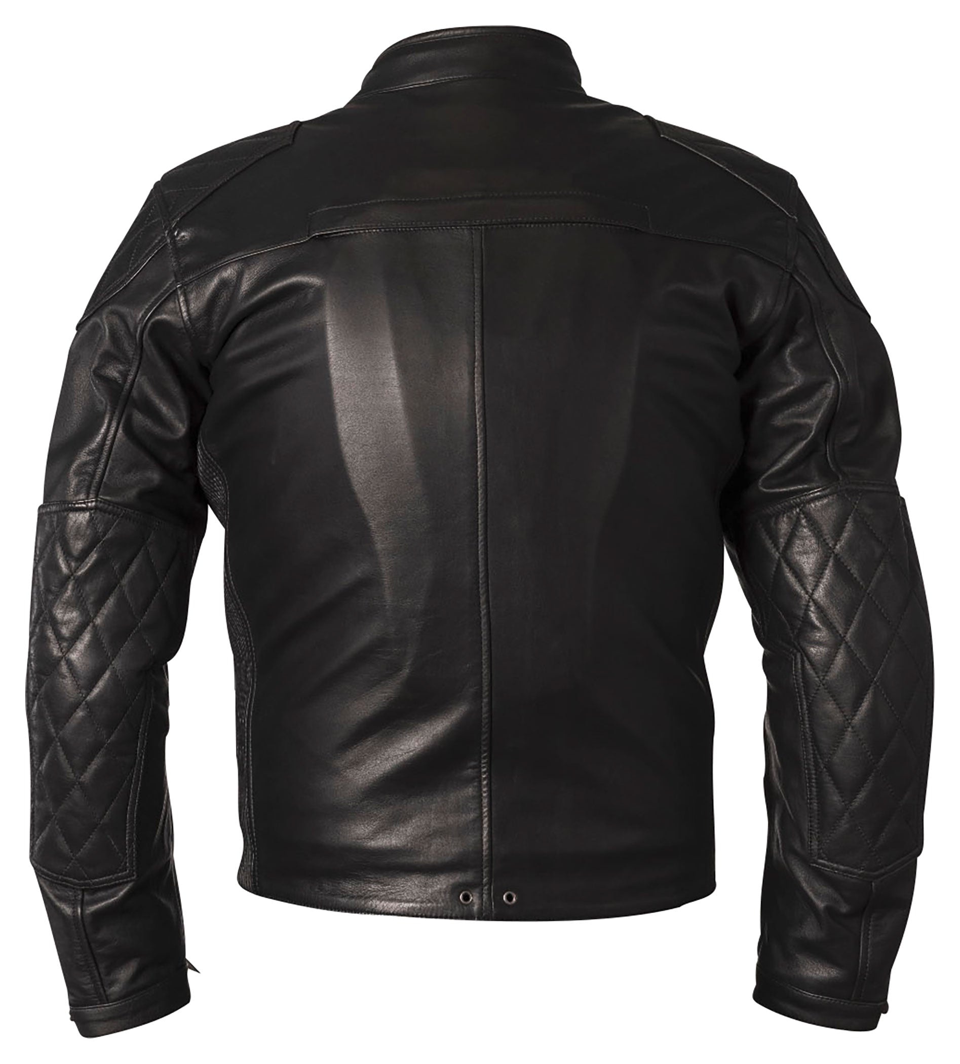 Geacă Moto Tracker Natural Louis - Piele, Impermeabilă, Protecții