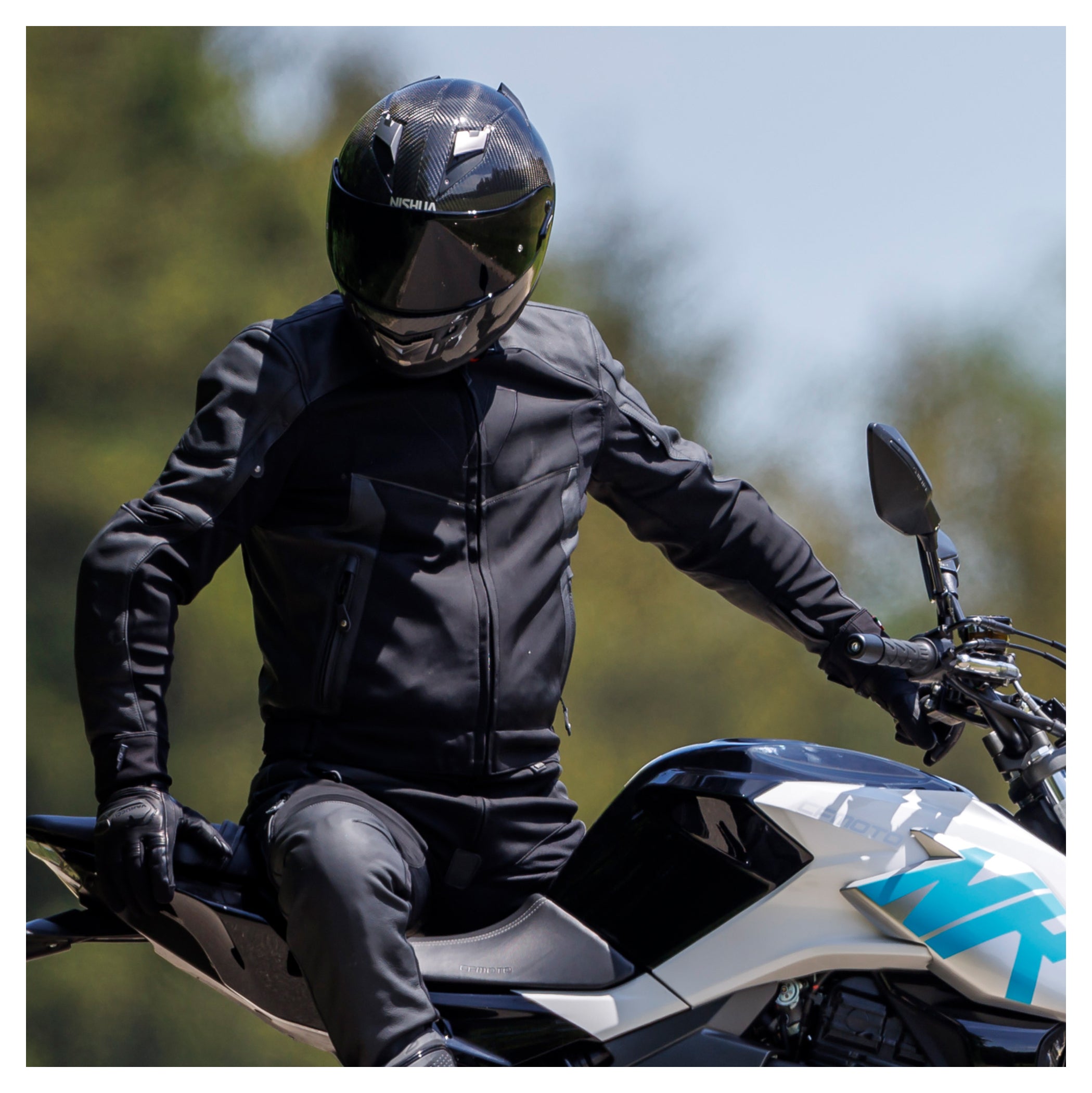 Geacă Moto VSJ-3 Vanucci - Piele & Softshell, Protecții Nivel 2