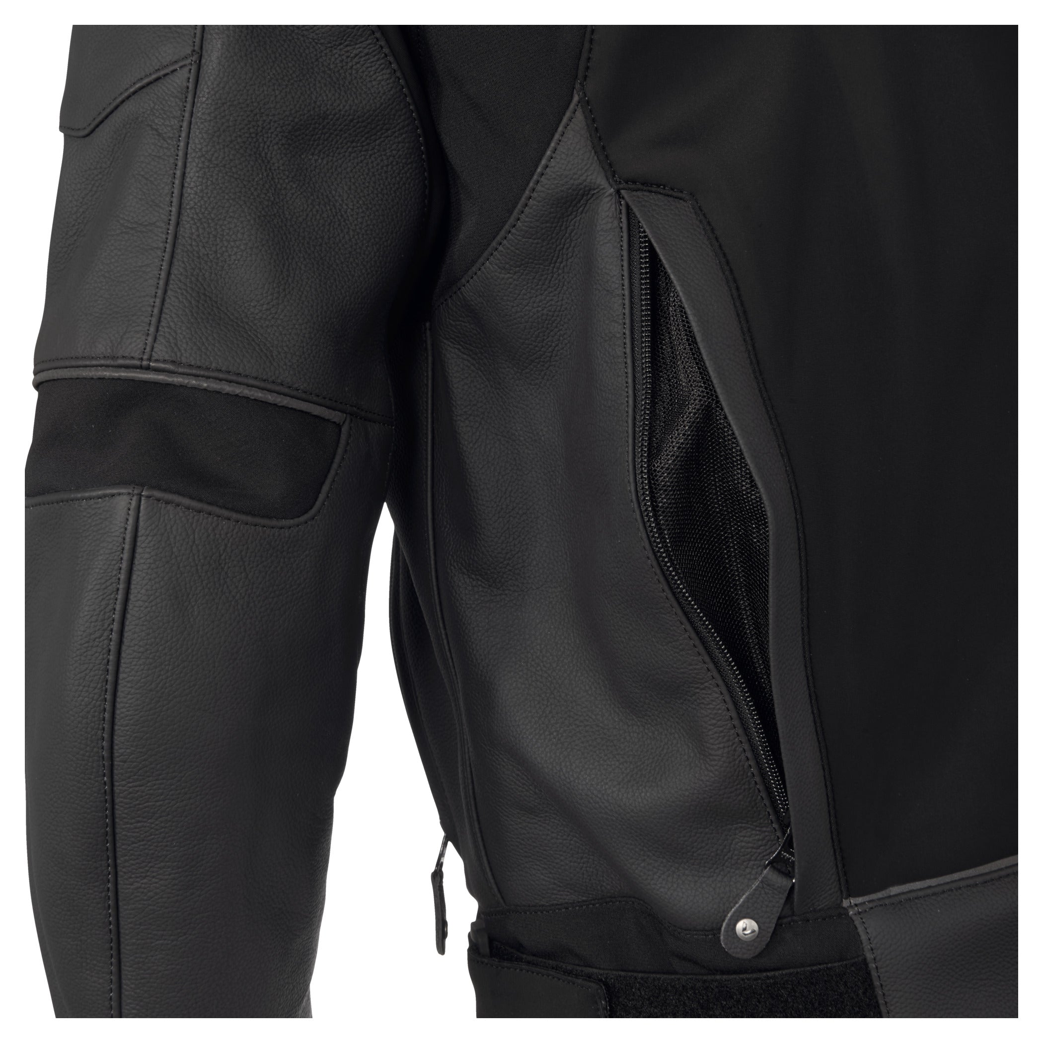 Geacă Moto VSJ-3 Vanucci - Piele & Softshell, Protecții Nivel 2