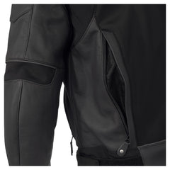 Geacă Moto VSJ-3 Vanucci - Piele & Softshell, Protecții Nivel 2