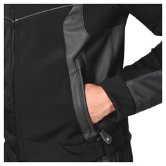Geacă Moto VSJ-3 Vanucci - Piele & Softshell, Protecții Nivel 2