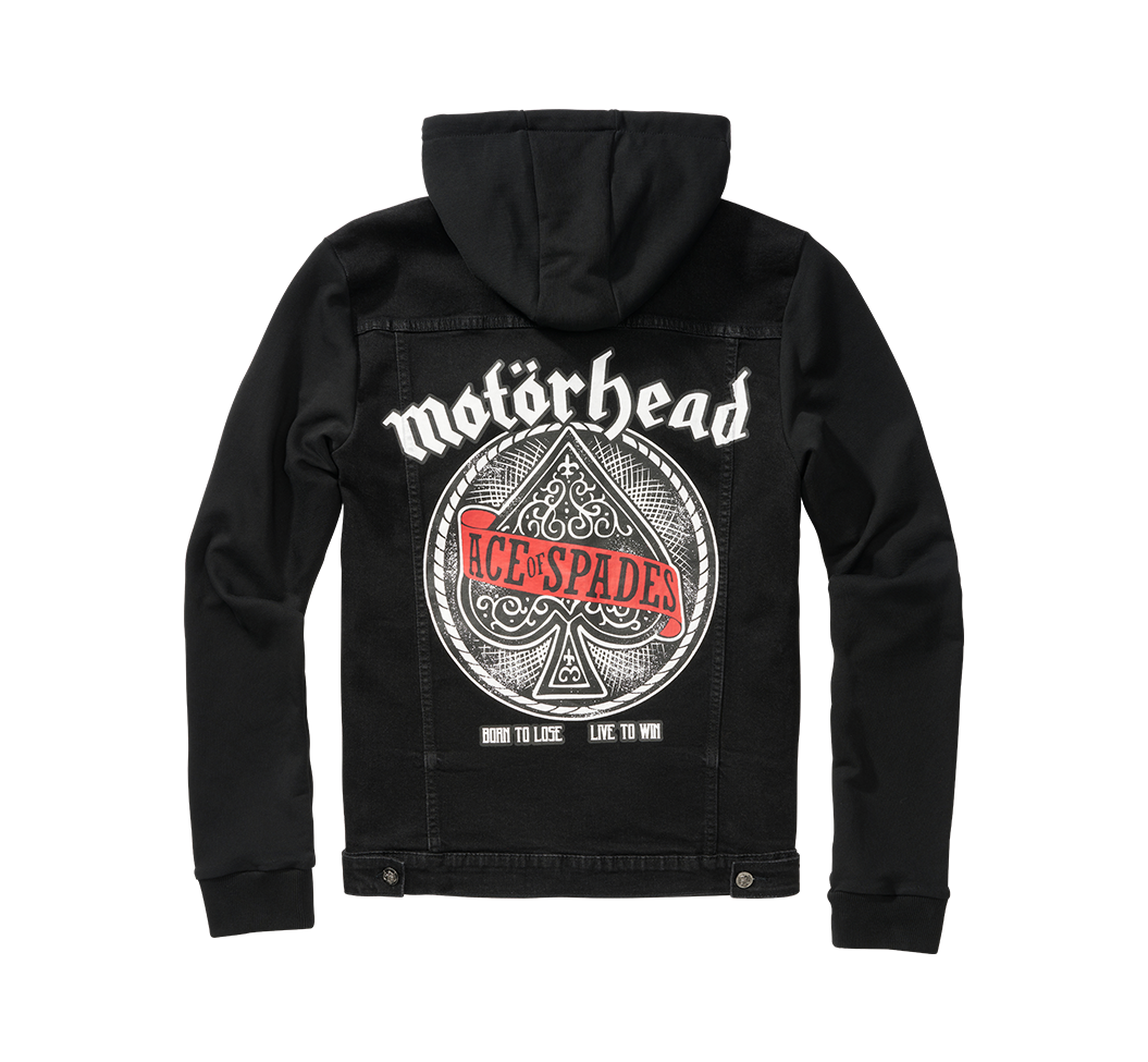 Geaca Motörhead Cradock Denim Negru Brandit - Stil Rock Autentic