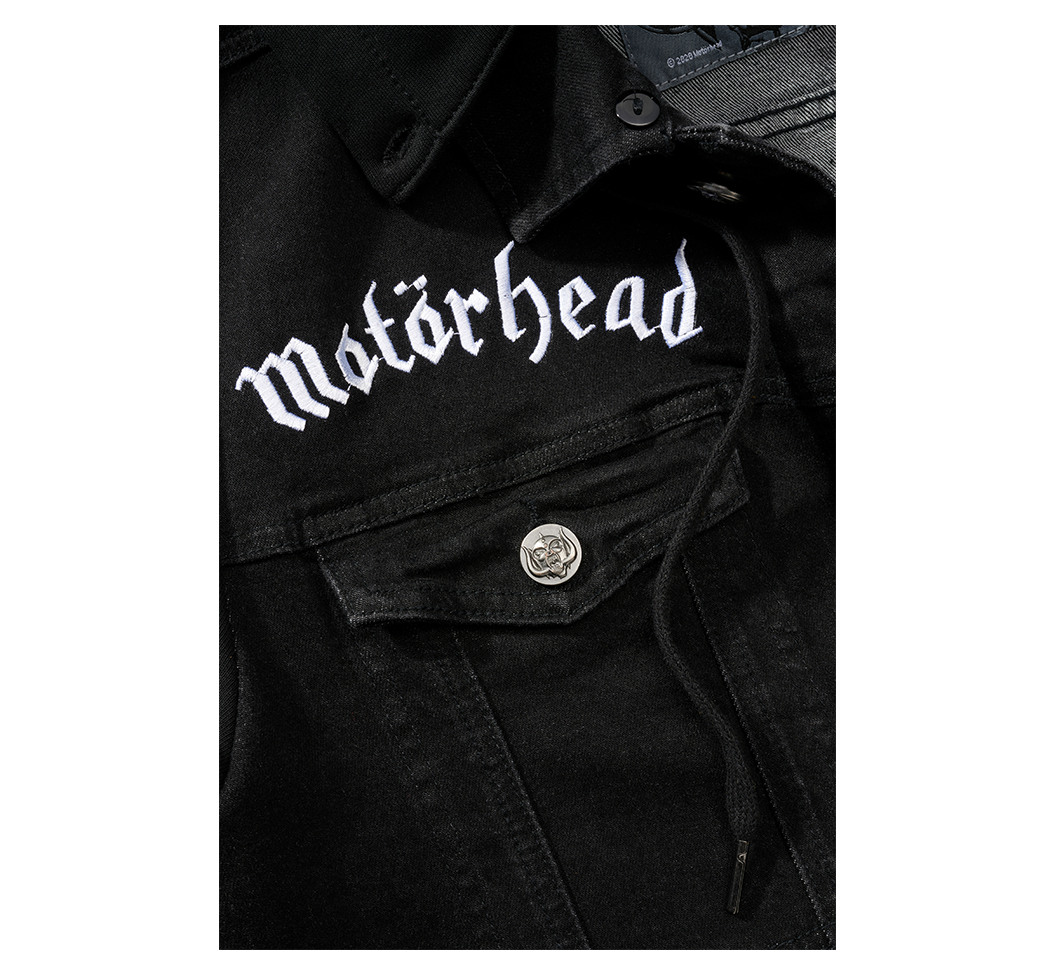 Geaca Motörhead Cradock Denim Negru Brandit - Stil Rock Autentic