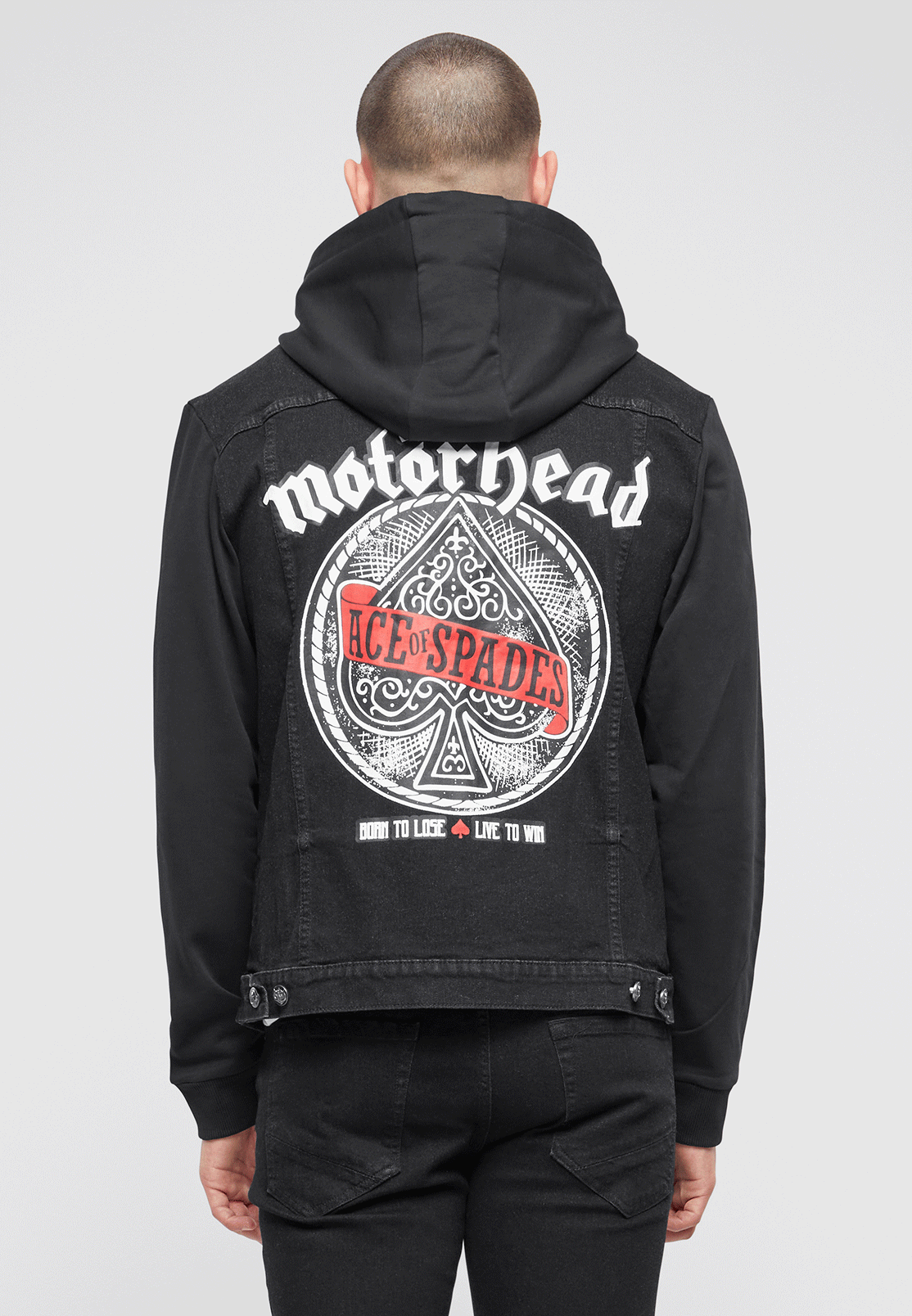 Geaca Motörhead Cradock Denim Negru Brandit - Stil Rock Autentic
