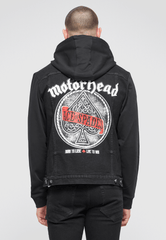 Geaca Motörhead Cradock Denim Negru Brandit - Stil Rock Autentic