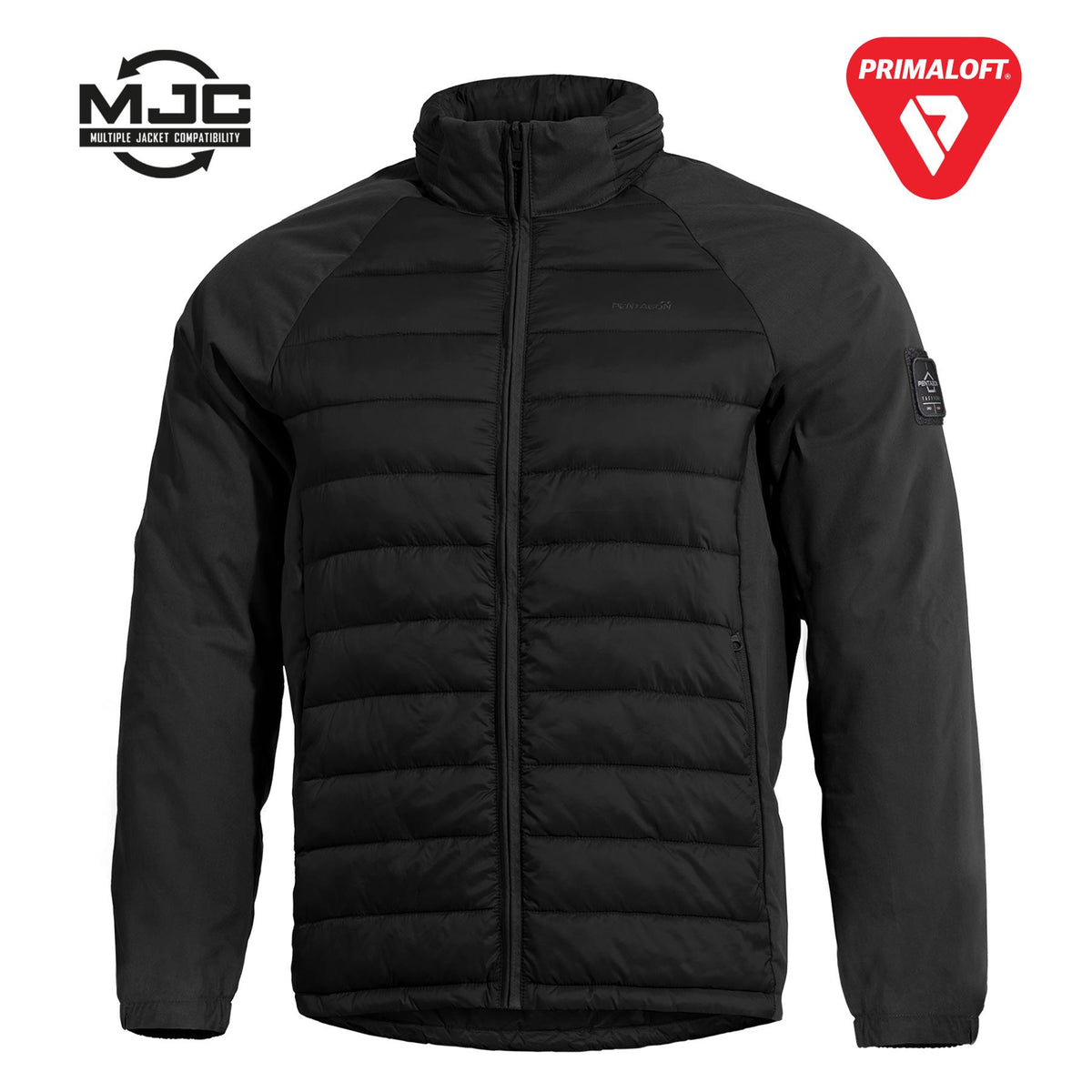 Geaca Neutron V2.0 Primaloft® Hybrid Jacket Black Pentagon Tactical - Izolație Termică Avansată și Durabilitate