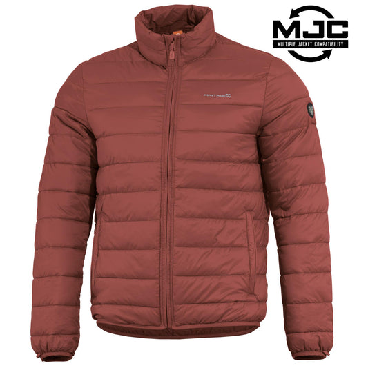 Geaca Nucleus Puffer Jacket Maroon Red Pentagon Tactical - Căldură Optimă și Rezistență Împotriva Intemperiilor