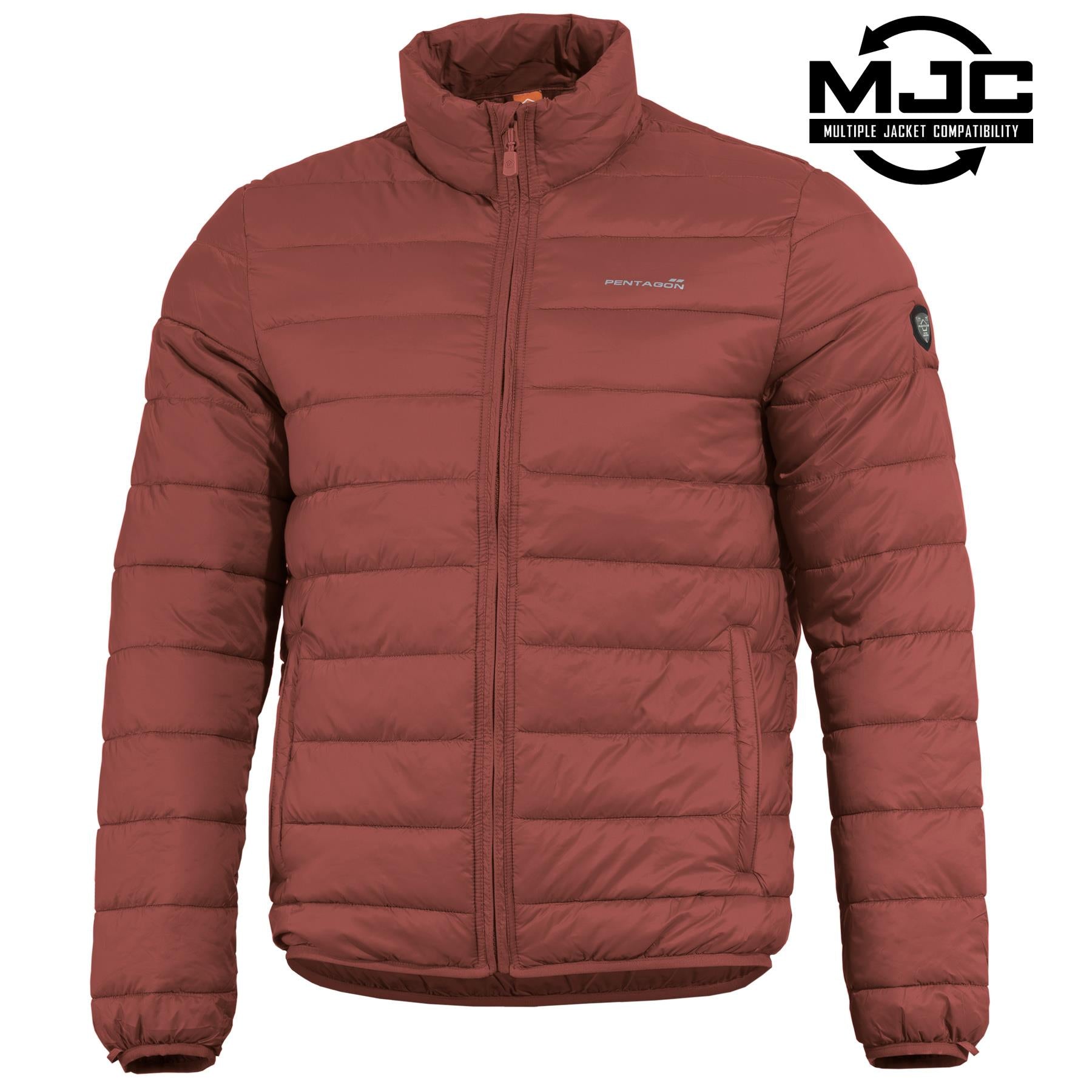 Geaca Nucleus Puffer Jacket Maroon Red Pentagon Tactical - Căldură Optimă și Rezistență Împotriva Intemperiilor