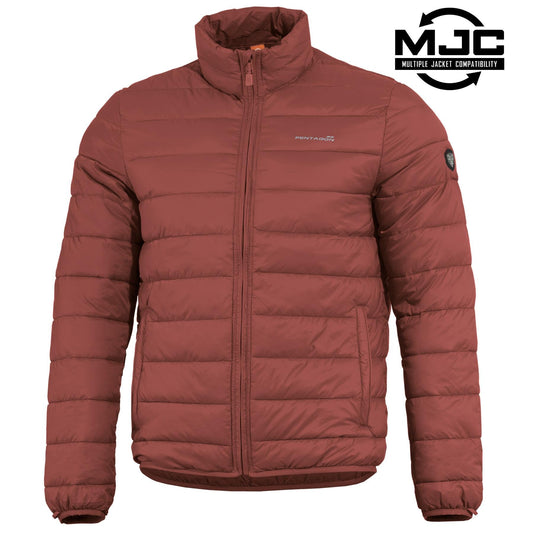 Geaca Nucleus Puffer Jacket Maroon Red Pentagon Tactical - Căldură Optimă și Rezistență Împotriva Intemperiilor
