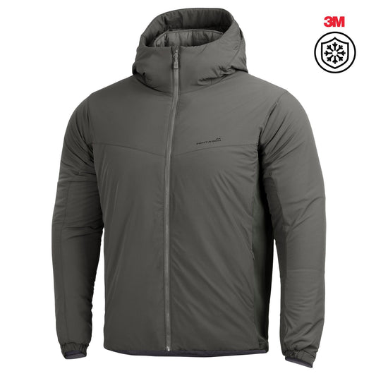 Geaca Panthiras V2.0 3M™ G60™ Insulation Cinder Grey Pentagon Tactical - Căldură Ușoară și Performanță Adaptabilă