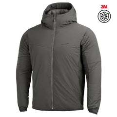 Geaca Panthiras V2.0 3M™ G60™ Insulation Cinder Grey Pentagon Tactical - Căldură Ușoară și Performanță Adaptabilă