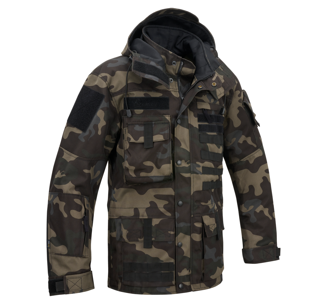 Geaca Performance Outdoor Dark Camo Brandit - Versatilitate Tactică