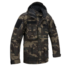 Geaca Performance Outdoor Dark Camo Brandit - Versatilitate Tactică