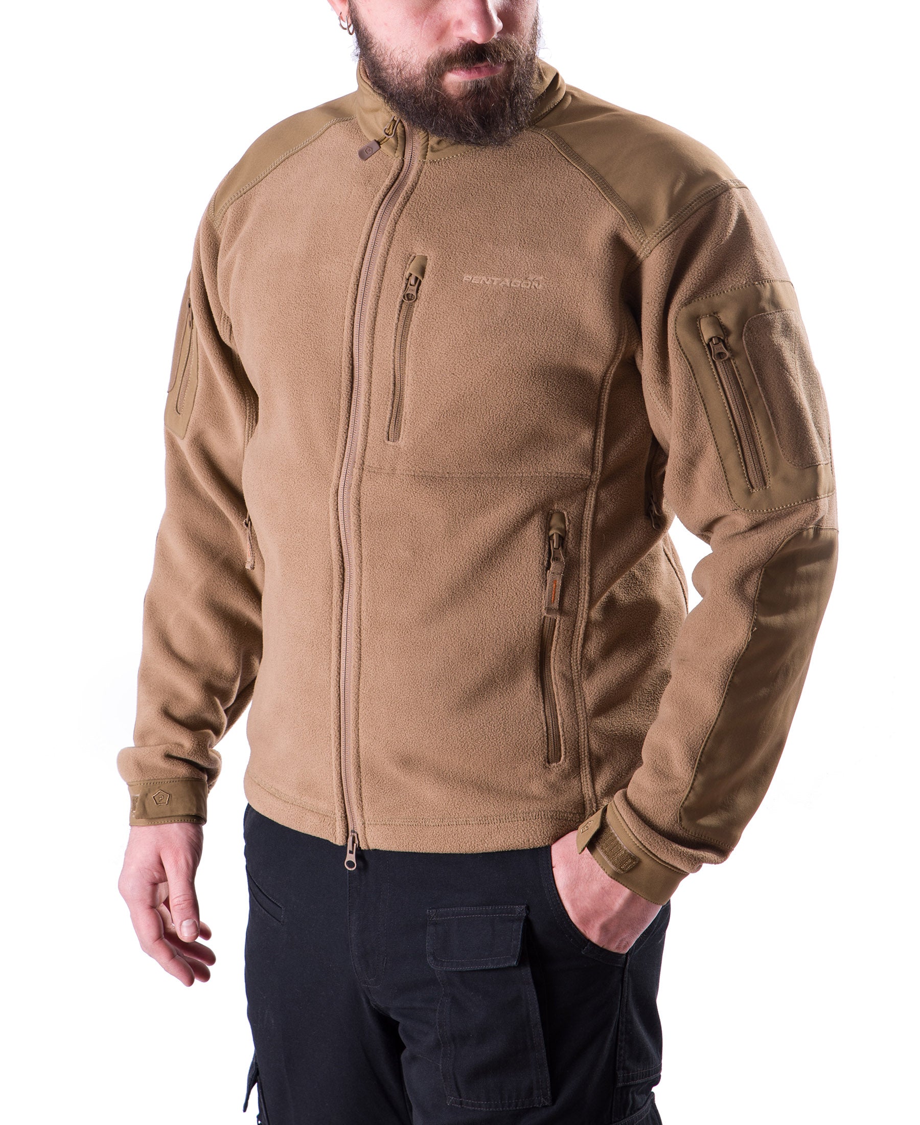 Geaca Perseus 2.0 Fleece Jacket | Coyote Pentagon Tactical - Protecție Termică Superioară și Fiabilitate Tactică