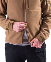 Geaca Perseus 2.0 Fleece Jacket | Coyote Pentagon Tactical - Protecție Termică Superioară și Fiabilitate Tactică