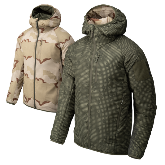 Geacă Reversibilă Helikon-Tex Wolfhound Hoodie® Windpack Climashield® Apex