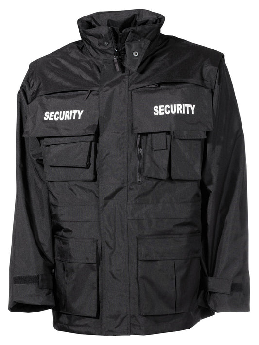 Geacă Security Negru MFH - Impermeabilă, Antistatică