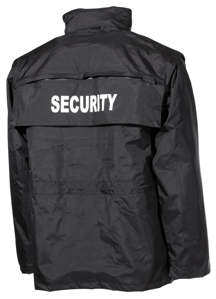 Geacă Security Negru MFH - Impermeabilă, Antistatică