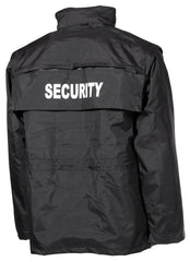 Geacă Security Negru MFH - Impermeabilă, Antistatică