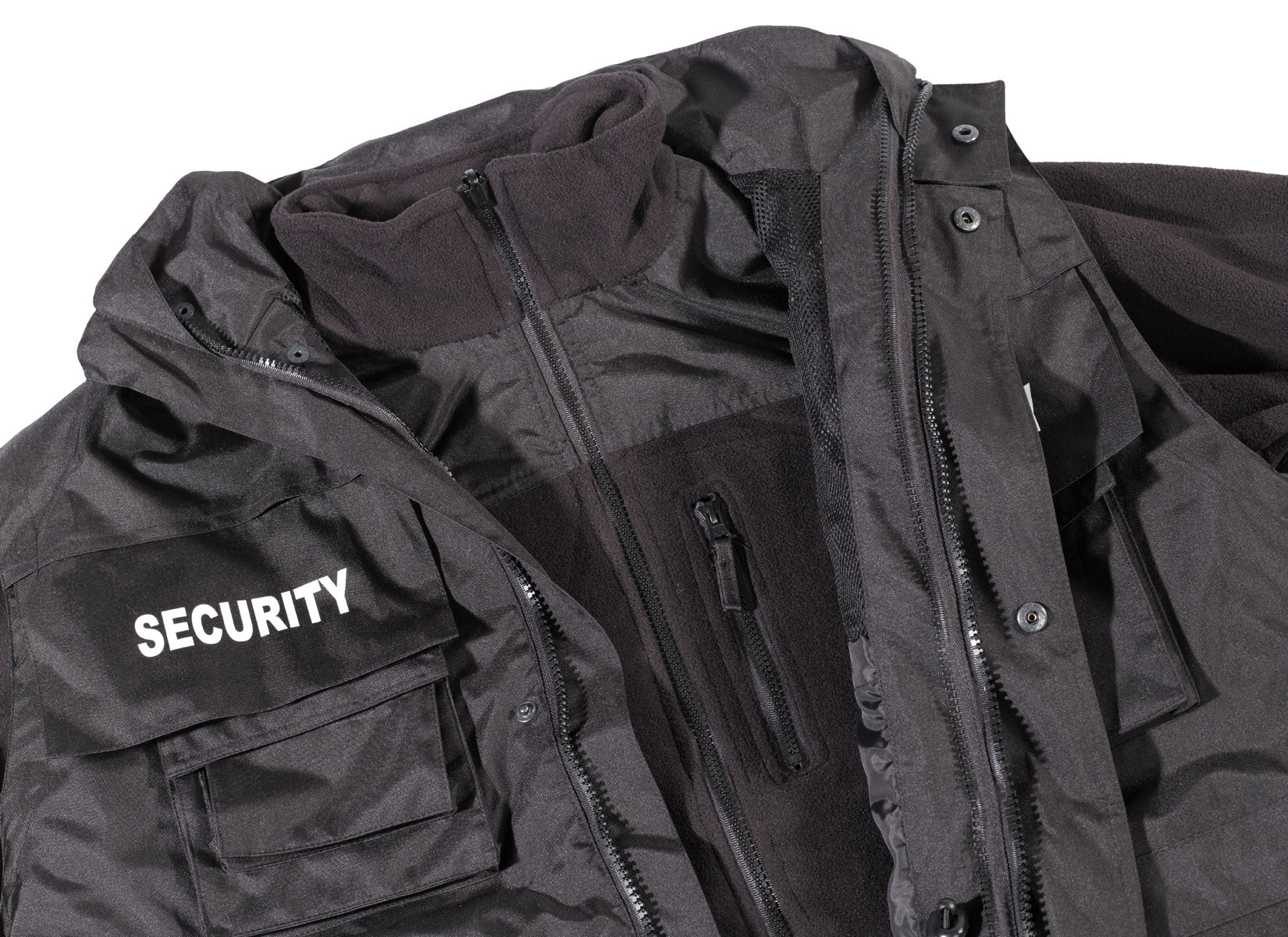 Geacă Security Negru MFH - Impermeabilă, Antistatică