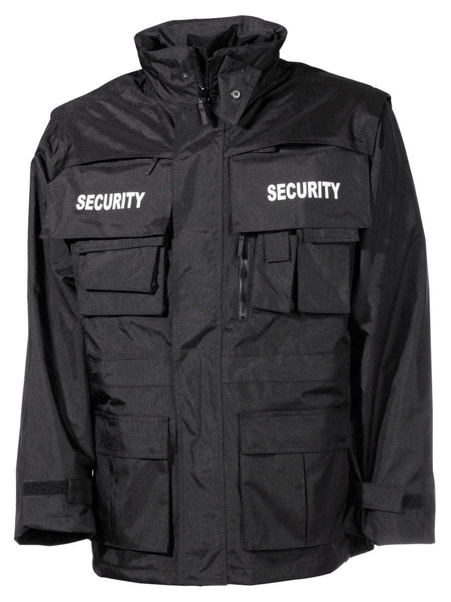 Geacă Security Negru MFH - Impermeabilă, Antistatică