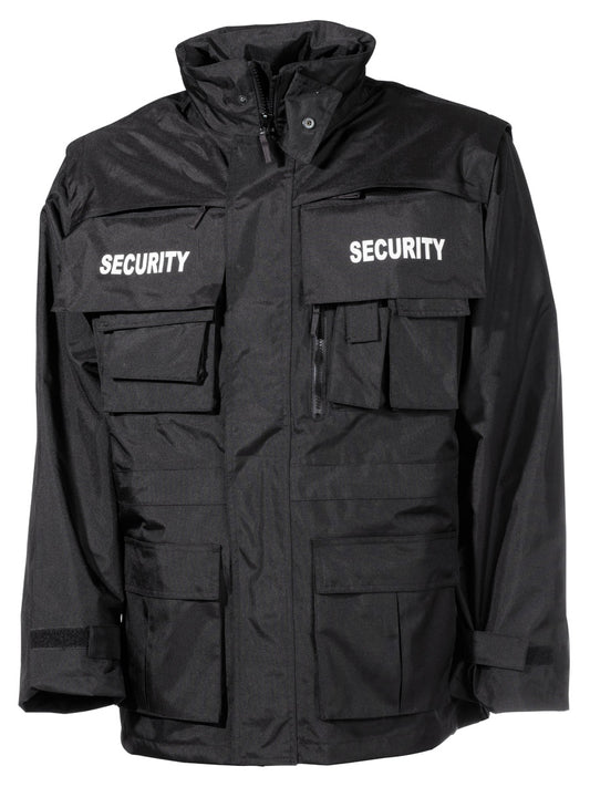 Geacă Security Negru MFH - Impermeabilă, Antistatică