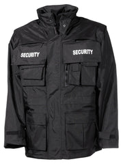 Geacă Security Negru MFH - Impermeabilă, Antistatică
