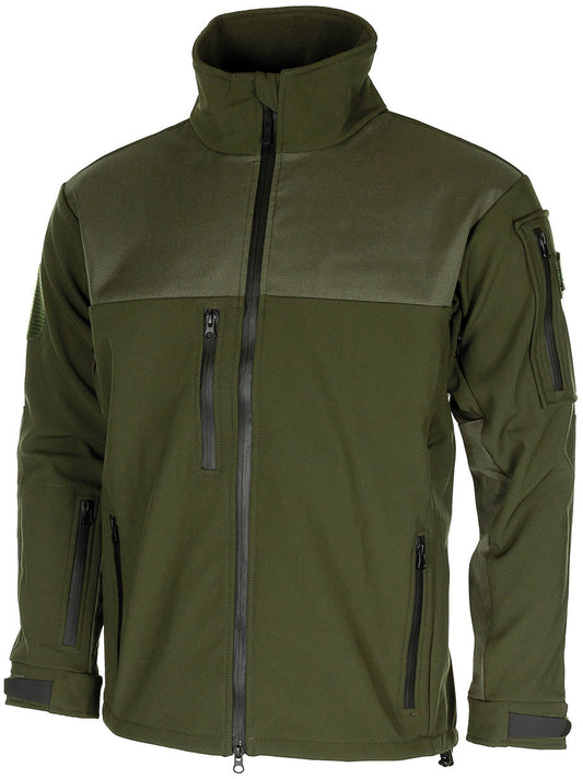Geacă Softshell "Australia" Oliv MFHProfessional - Impermeabilă, Respirabilă