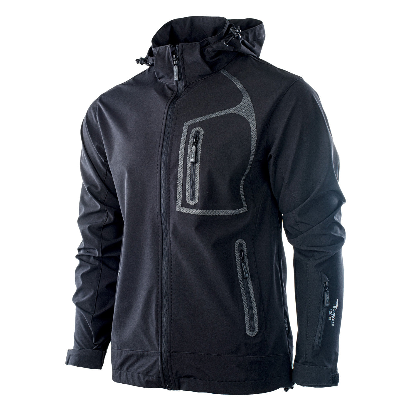 Geacă Softshell Bărbați NILS HI-TEC - Impermeabilă, Respirabilă, 4-Way Stretch - 1