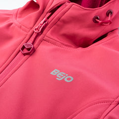 Geacă Softshell Copii JUVIA JRG BEJO - Impermeabilă, Respirabilă, 4-Way Stretch - 6