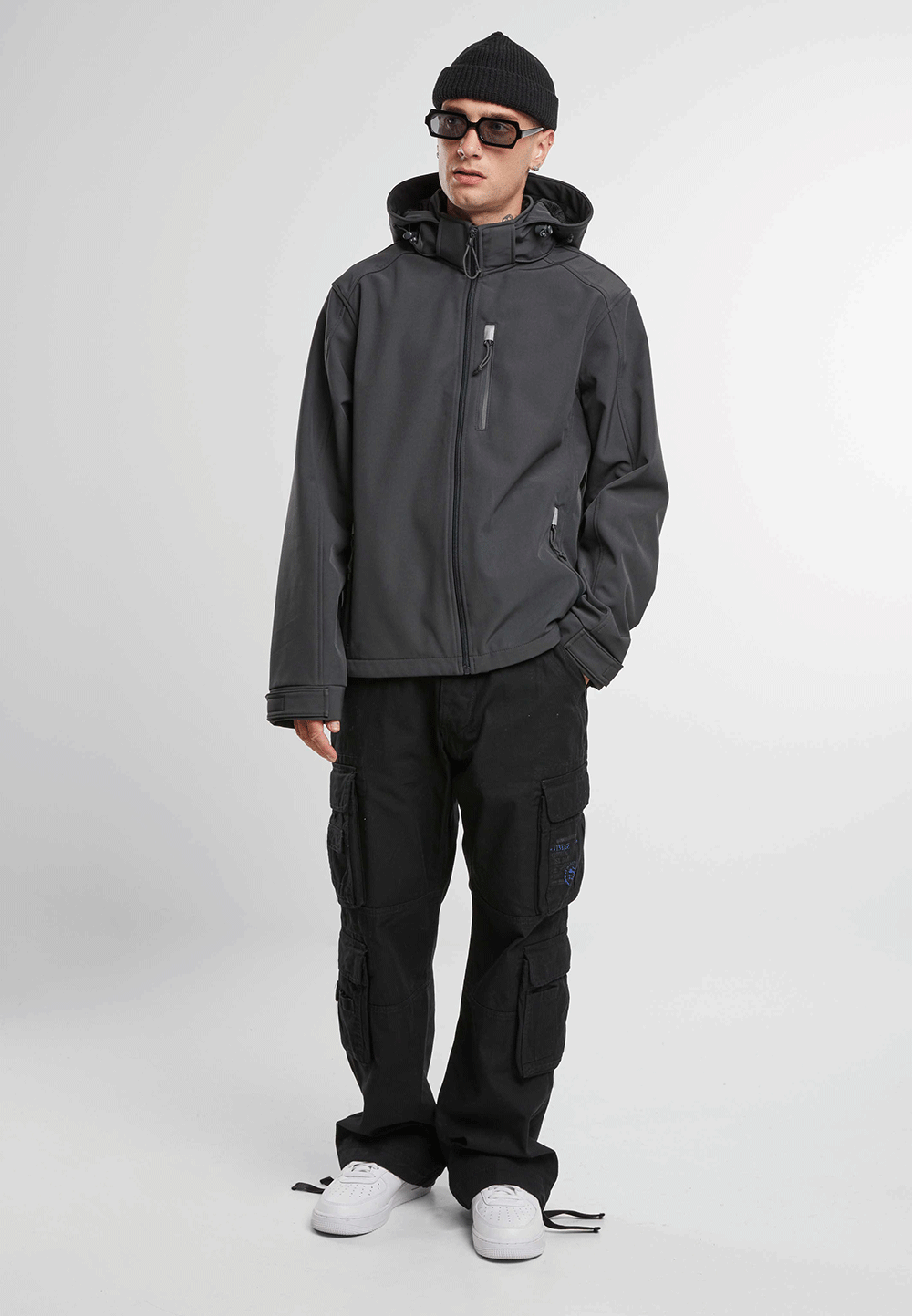 Geaca Softshell Geaca Hurricane Anthracite Brandit - Performanță Versatilă