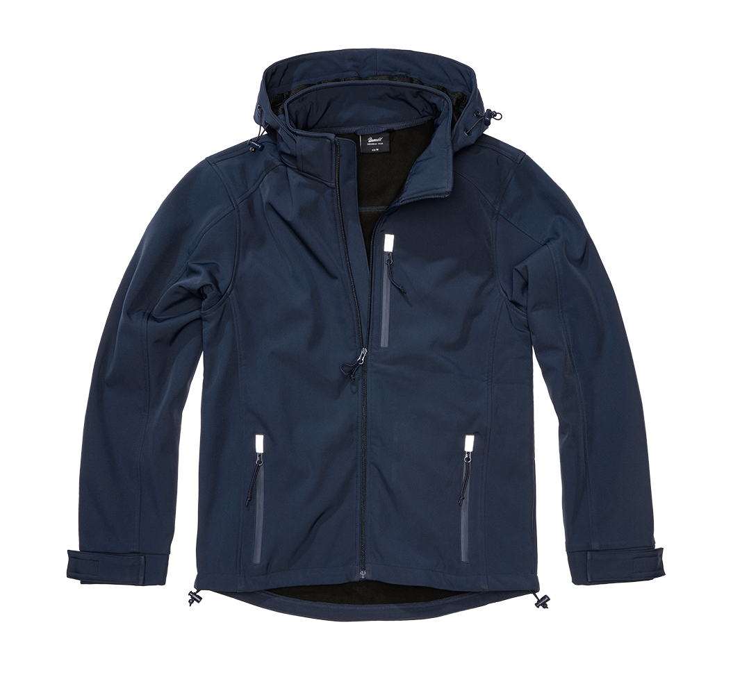 Geaca Softshell Geaca Hurricane Navy Brandit - Caldura si Mobilitate
