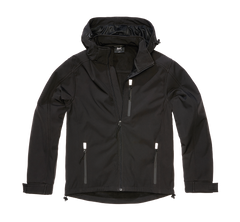 Geaca Softshell Geaca Hurricane Negru Brandit - Performanță în Orice Misiune