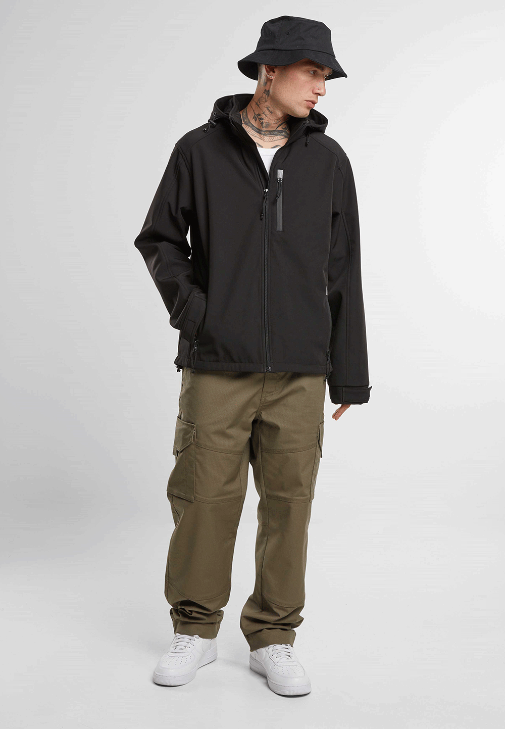Geaca Softshell Geaca Hurricane Negru Brandit - Performanță în Orice Misiune