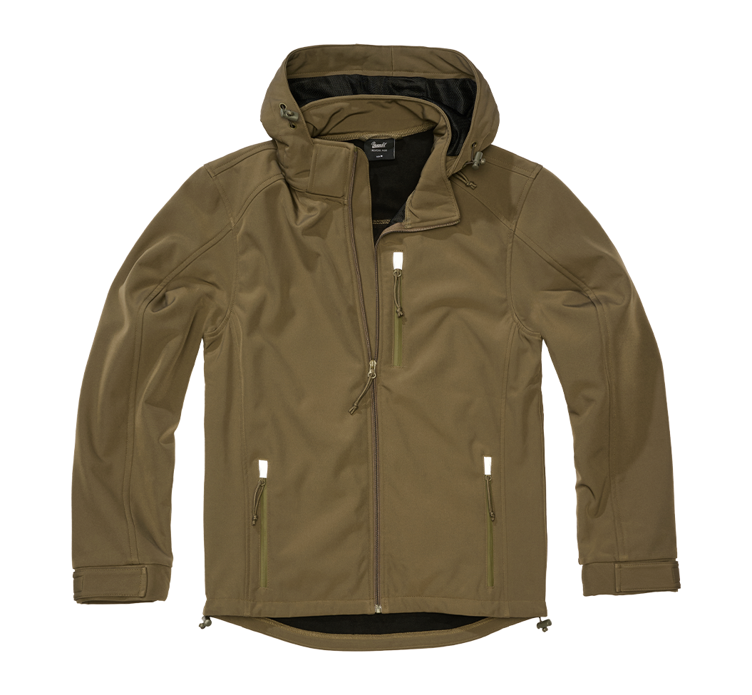 Geaca Softshell Geaca Hurricane Olive Brandit - Performanta Multifunctionala