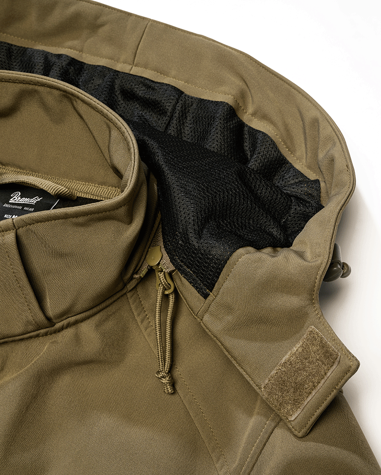 Geaca Softshell Geaca Hurricane Olive Brandit - Performanta Multifunctionala