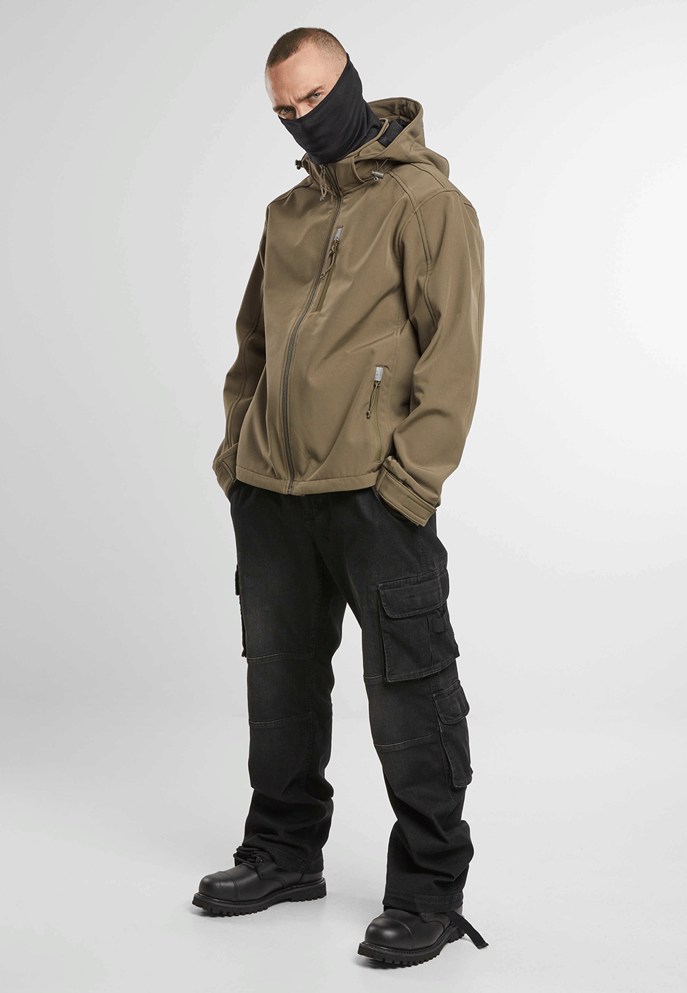 Geaca Softshell Geaca Hurricane Olive Brandit - Performanta Multifunctionala