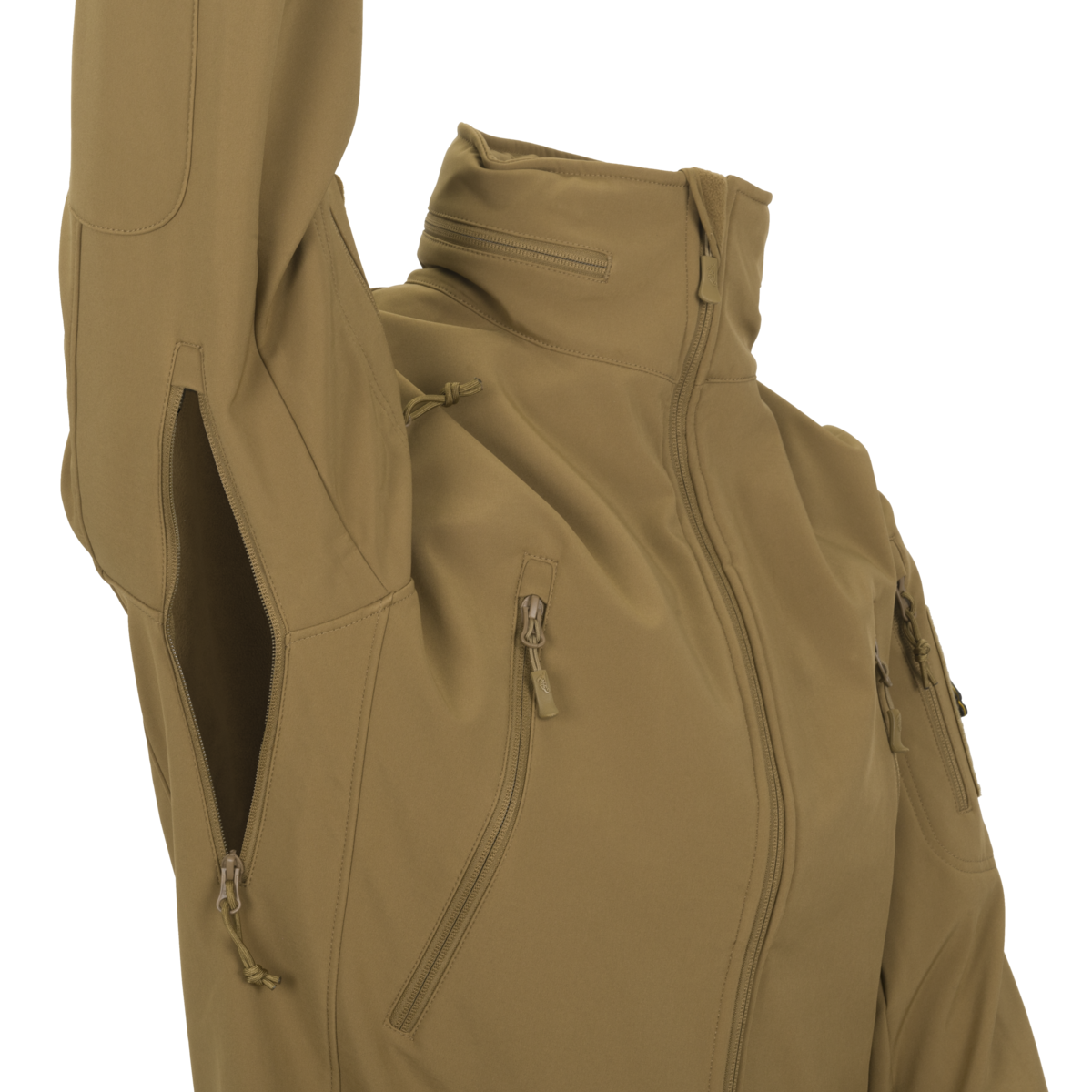 Geacă Softshell Helikon-Tex Gunfighter Windblocker Adaptive Green