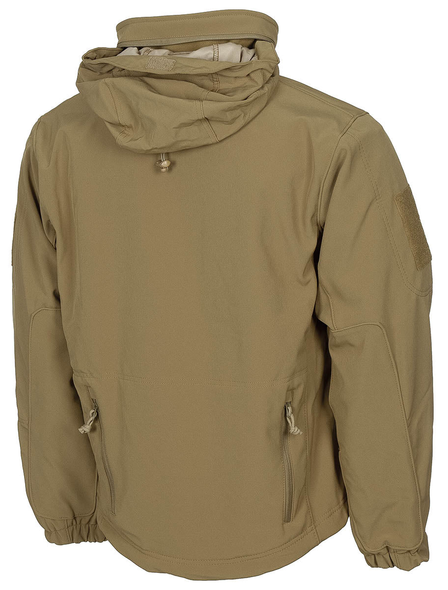 Geacă Softshell Scorpion Coyote MFHProfessional - Teflon, Antivânt